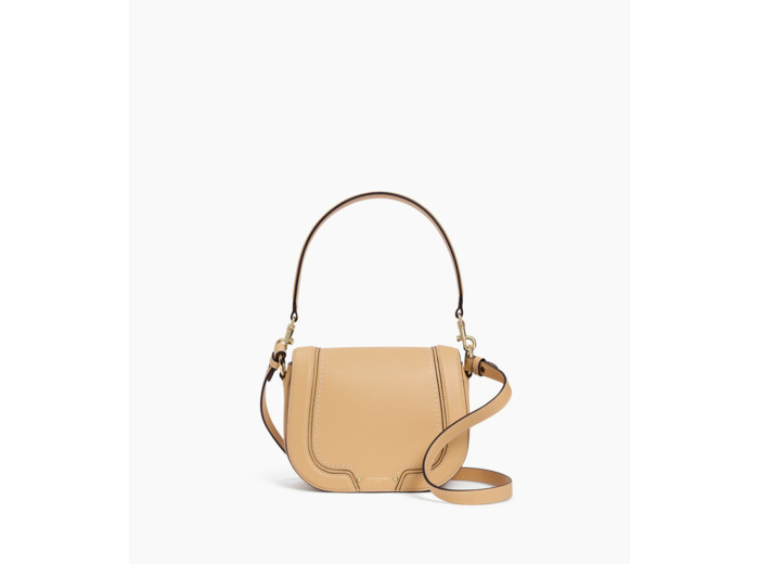 Sac bandoulière moyen modèle Ella en cuir grainé