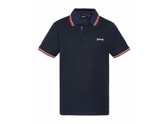 Polo 3 boutons PSHARBOUR SCHOTT