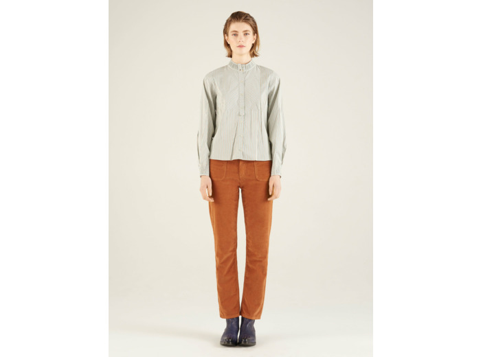 Chemise cafe au lait