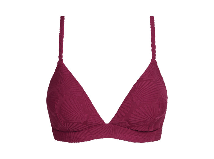 Haut de maillot de bain forme triangle sans armatures