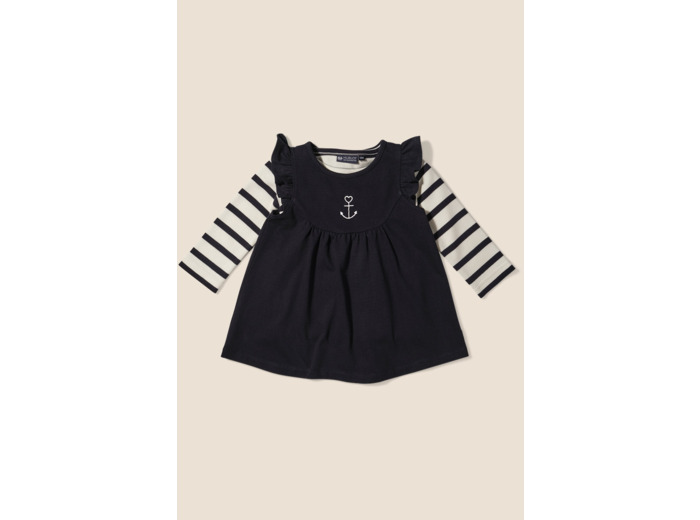 Ensemble bébé fille robe et tee-shirt Dayana