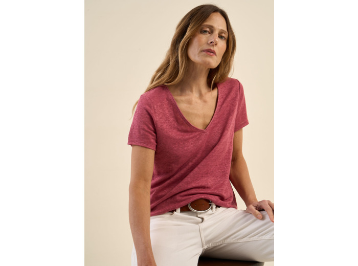 Tee-shirt à col V