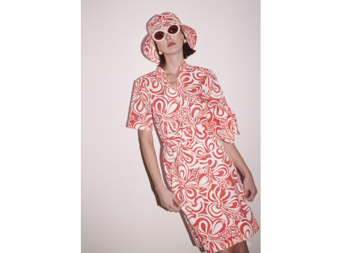 Robe Rosemarine Corail en Coton