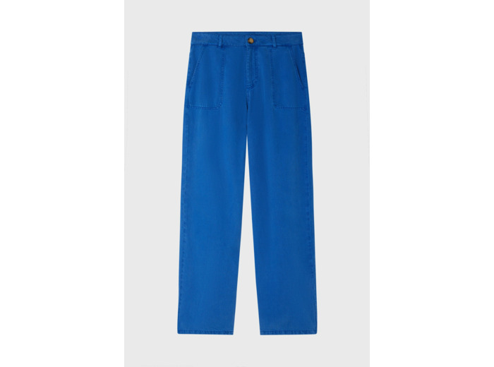 Pantalon large en lin mélangé - CHADE