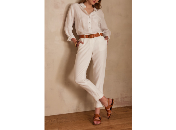 Pantalon en lin PAOLO