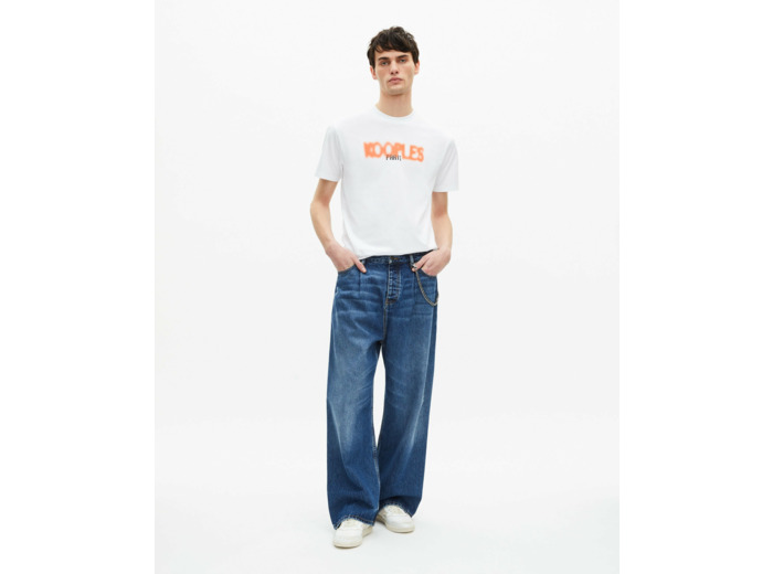 T-shirt manches courtes avec print white