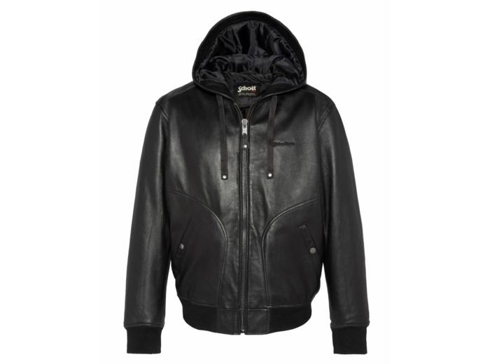 Blouson casual à capuche SCHOTT LCHOOD