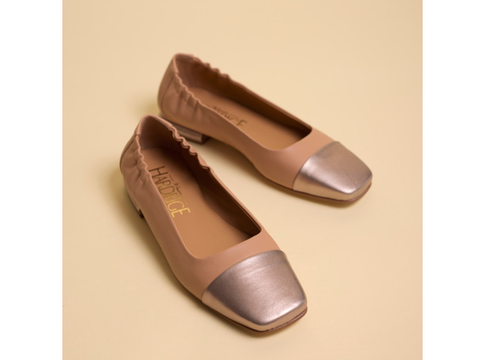 Ballerine Femme Amour Camel
