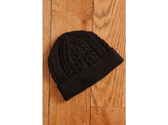 Bonnet HOCHE en maille torsadée