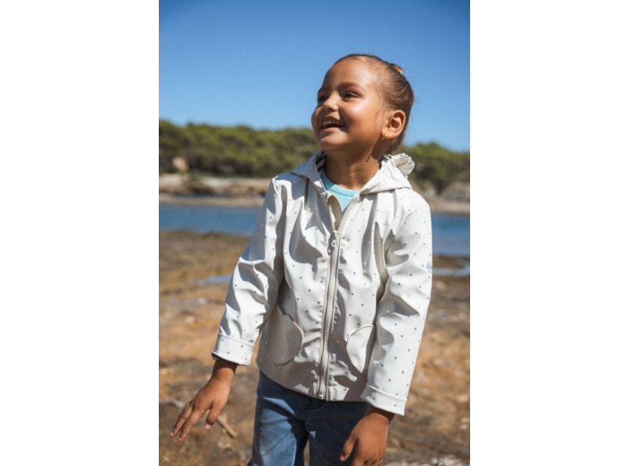 Ciré court fille imprimé strass Joi