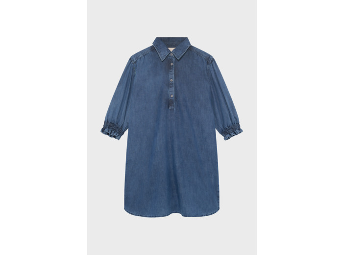 Robe courte et droite en denim - PANDORA