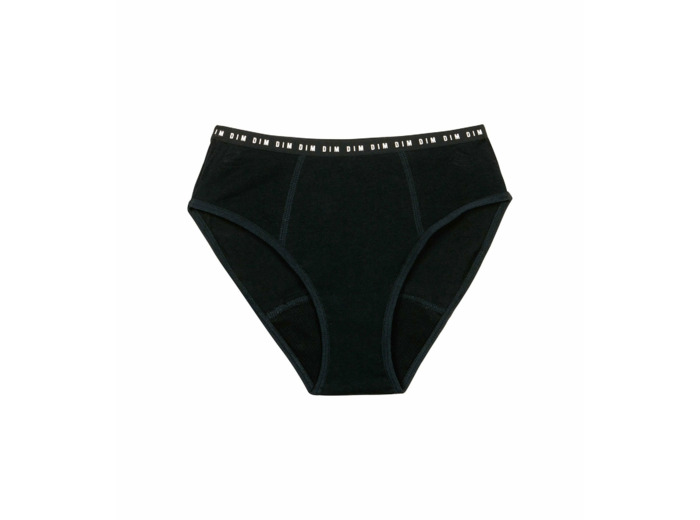 Culotte de règles fille en coton bio Flux Abondant Noir My Protect