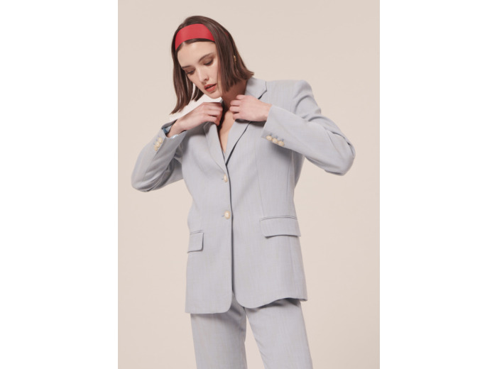 Veste Vasilie Bleu en Viscose