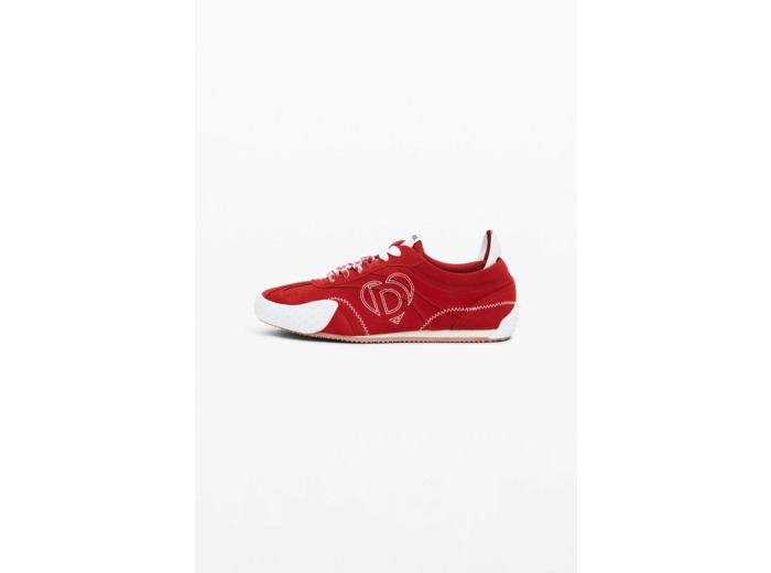 Baskets Basses En Cuir – Femme