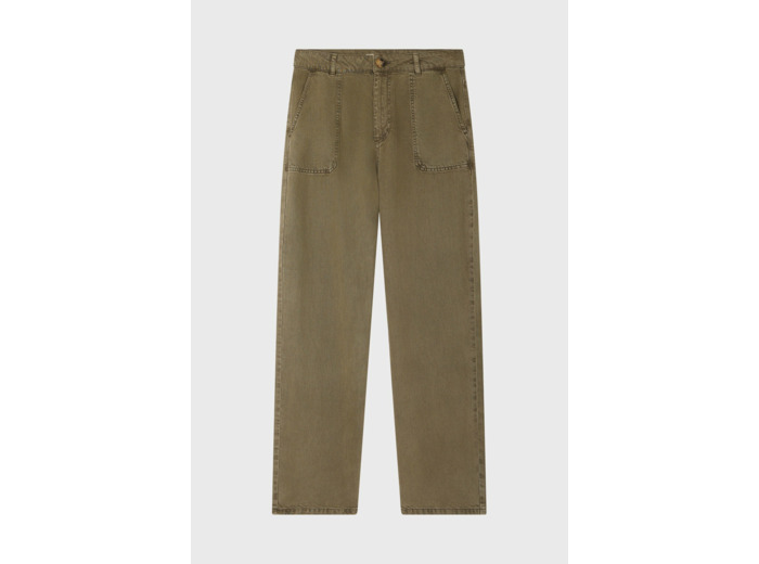 Pantalon large en lin mélangé - CHADE