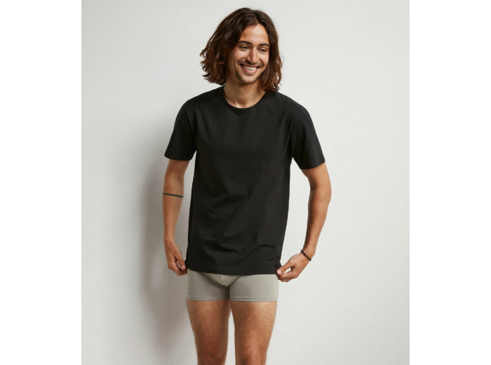 Lot de 2 Tshirts homme thermorégulateur à col rond noir Regul Activ