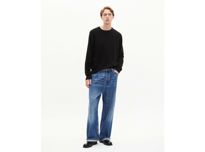 Jean large bleu foncé blue electric