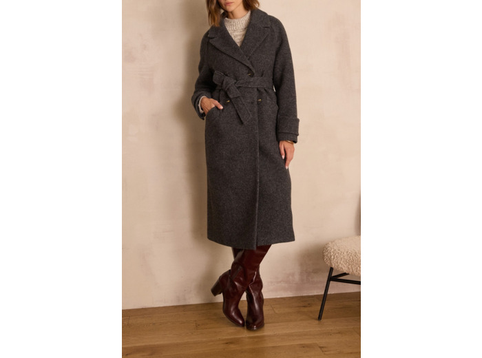 Manteau long DAREN en laine