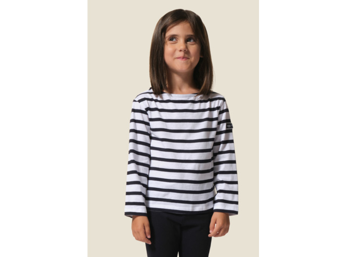 Marinière enfant mixte manches longues Tribord