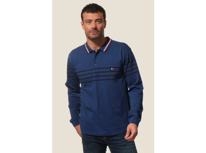 Polo homme manches longues Atoll
