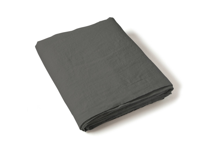 Drap plat Uni lin lavé - Linge de maison - Tradition des Vosges