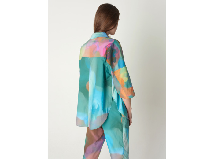 Chemise jasmin malvacea green