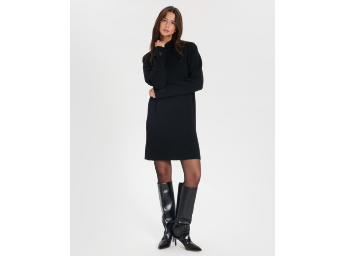 Robe Ritan Noir en Laine
