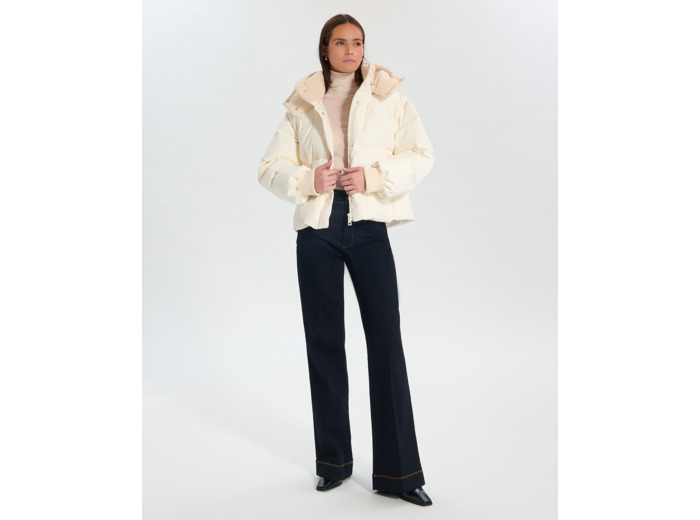 Doudoune Driss Ecru en Polyester