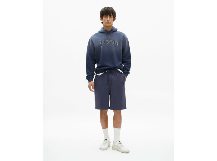 Sweat avec print devant dark navy