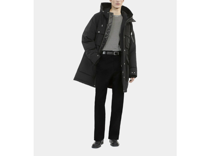 Parka À Capuche Noire black