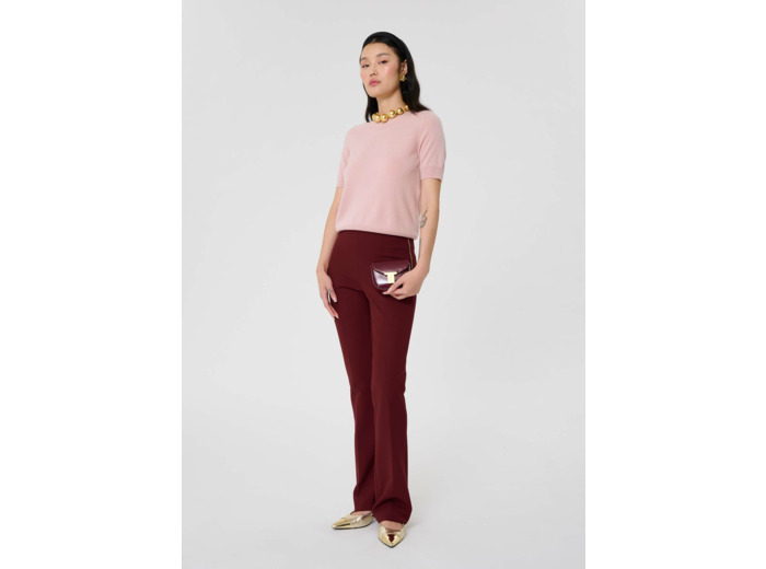Pull Peer Vieux Rose en Cachemire