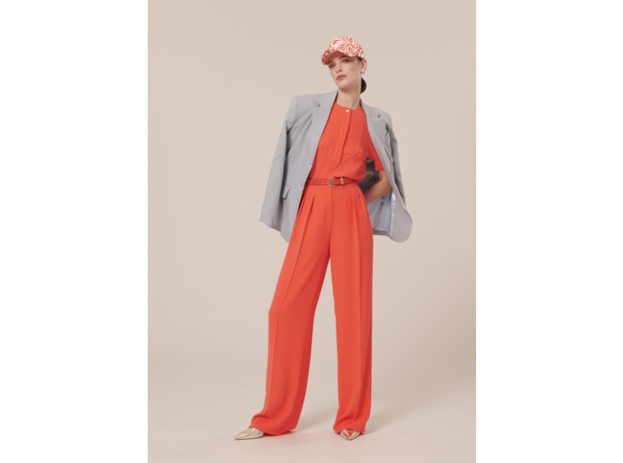 Pantalon Parigi Corail en Polyester