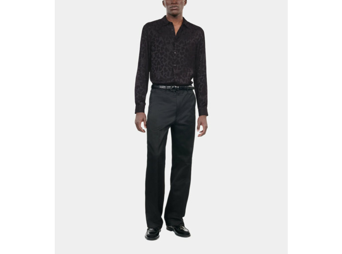 Chemise Jacquard Noire black