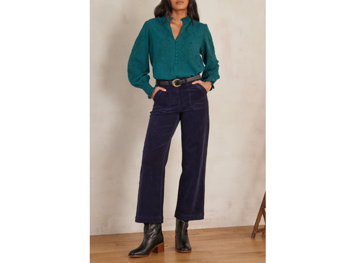 Pantalon SELYNA en velours