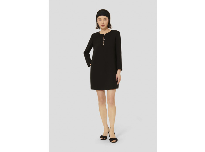 Robe Rosario Noir en Polyester