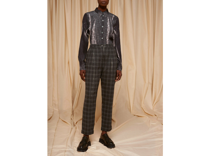 Pantalon carotte graphite