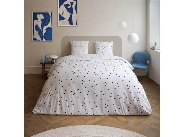 PACK HOUSSE DE COUETTE + TAIE(S) D'OREILLER COTON LUNE