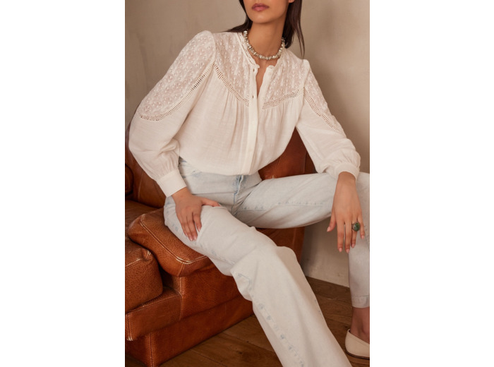 Blouse PREPPY en 100% coton