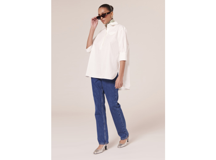 Top Tallulah Blanc en Coton