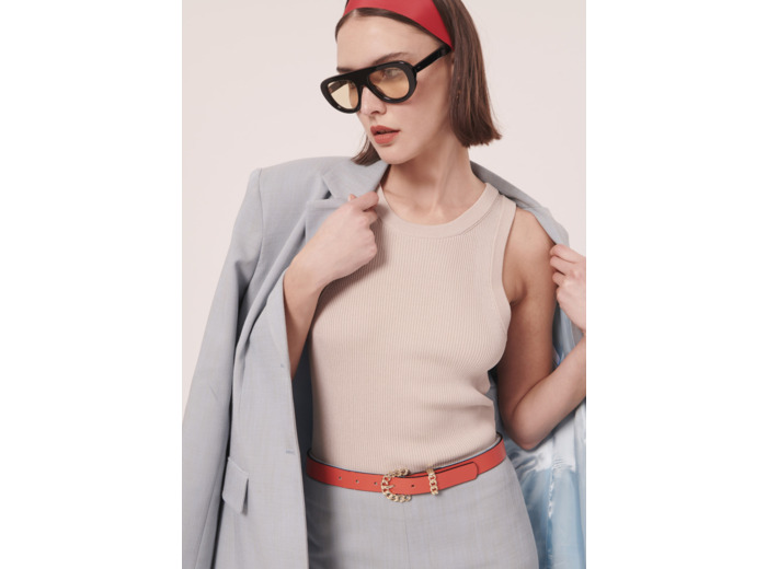 Pull Pepite Naturel en Viscose