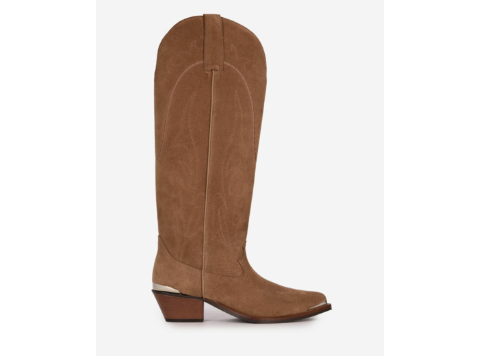 Bottes western marron brown