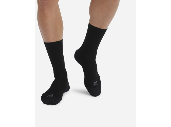 Lot de 2 paires de chaussettes homme renforcées Noir Ultra Resist