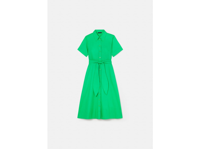 Robe Retronie Vert en Coton