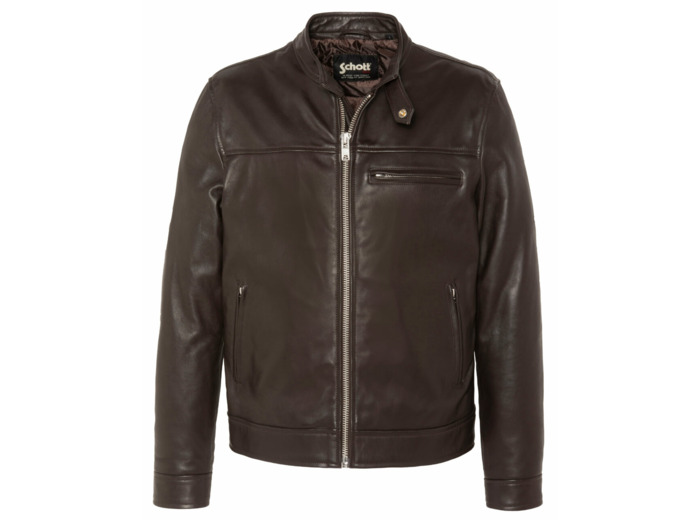 Blouson biker en cuir LCAIDAN SCHOTT