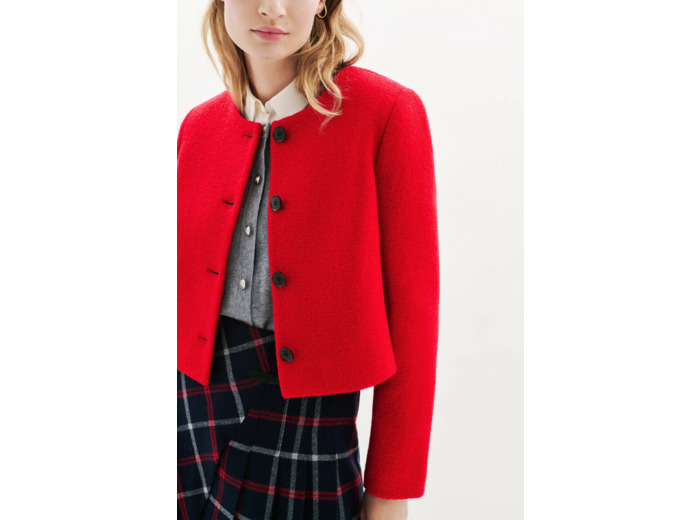Veste valmont 100% laine bouillie