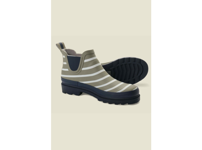 Bottes adulte basses rayées - LOW