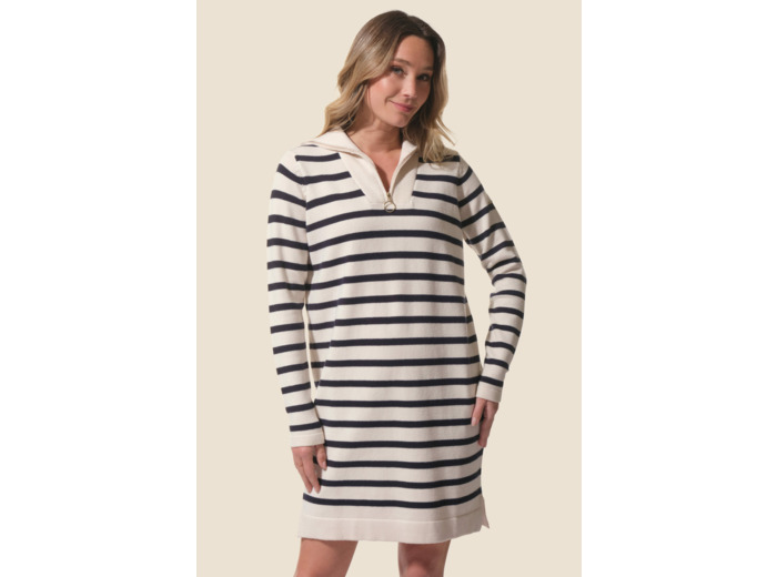 Robe pull femme à rayures Jessy