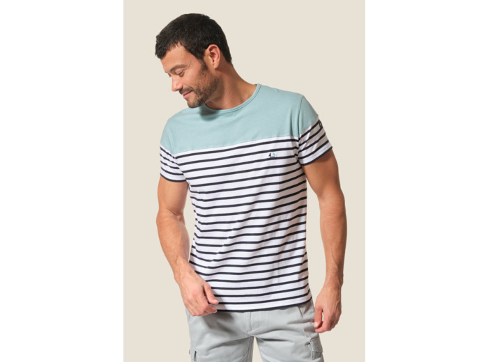 Tee-shirt col rond manches courtes Hiroki