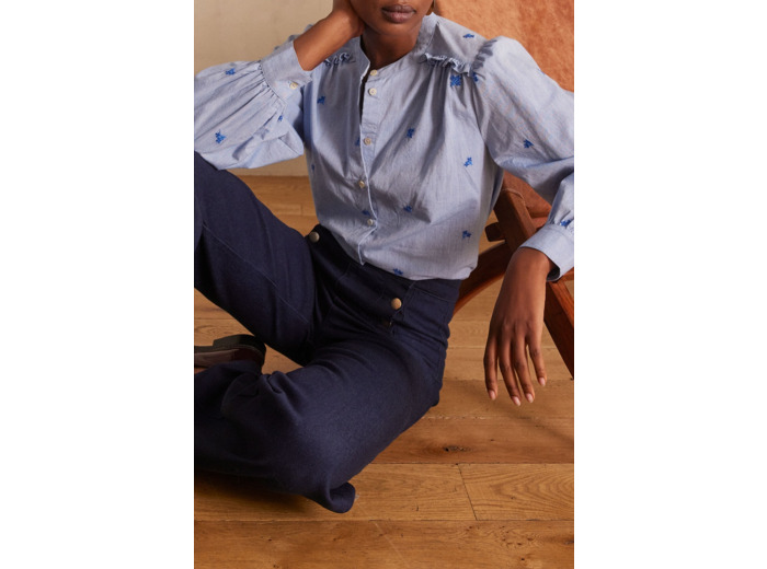 Blouse brodée PRISCILE