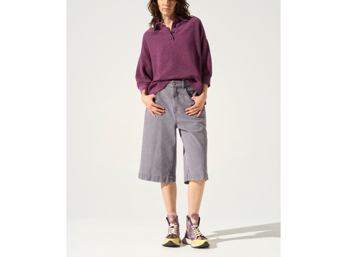 Bermuda denim violet crush